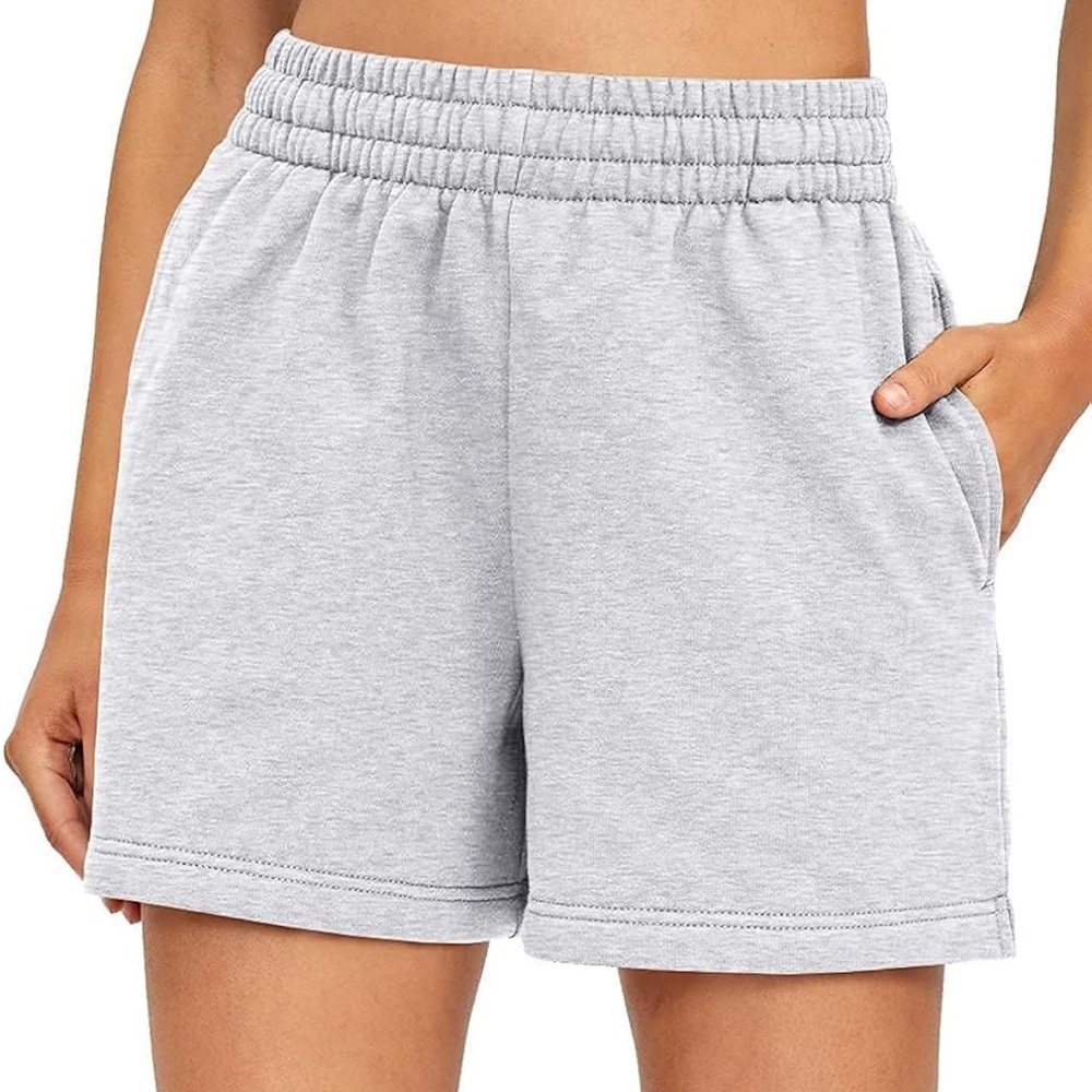 Heather Gray Sweat Shorts